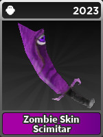 Zombie Skin Scimitar